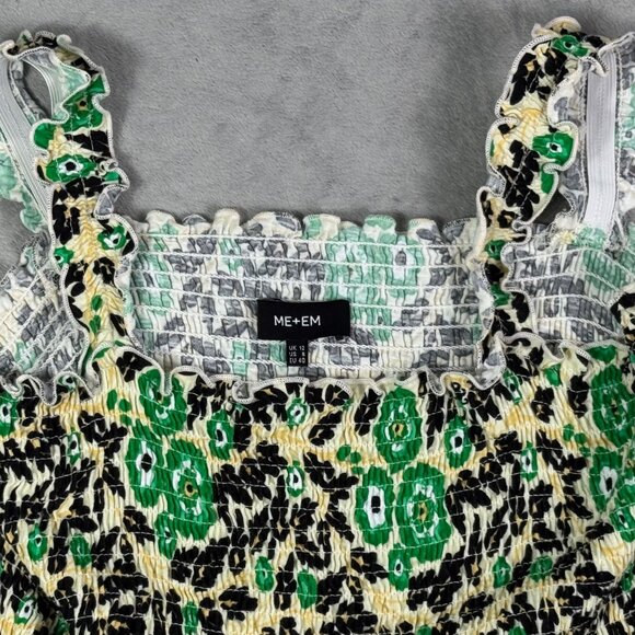 ME+EM Smocked Floral Tank Dress - Picture 4 of 6